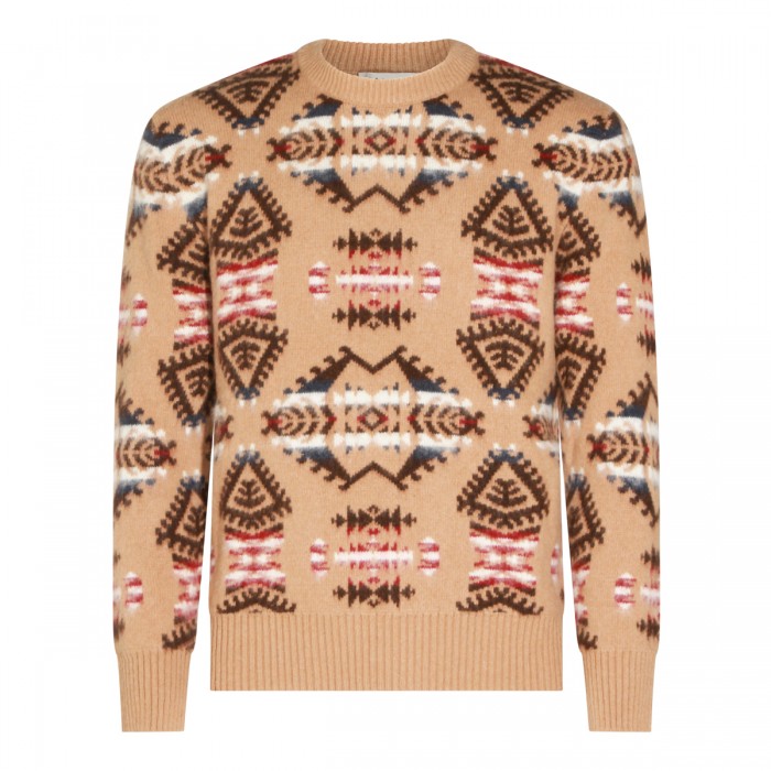 CAMEL WOOL KNITWEAR