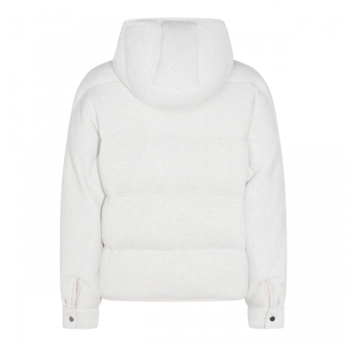 WHITE WOOL DOWN JACKET 2