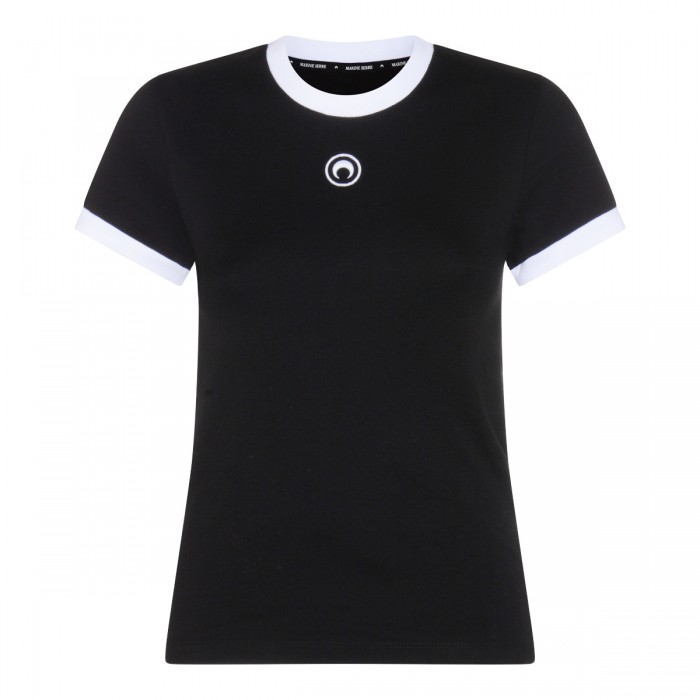 BLACK COTTON T-SHIRT