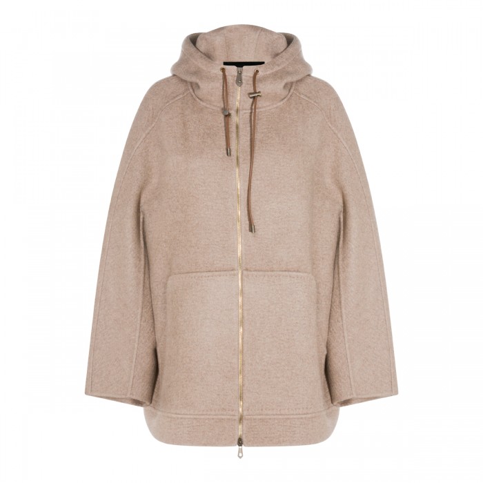 BEIGE CASHMERE GRADI COAT