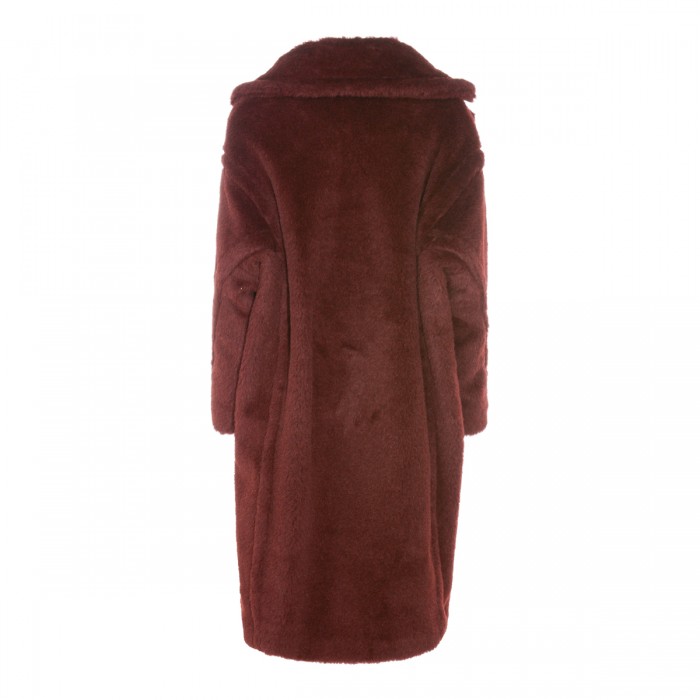 DARK RED WOOL TEDGIRL COAT 2