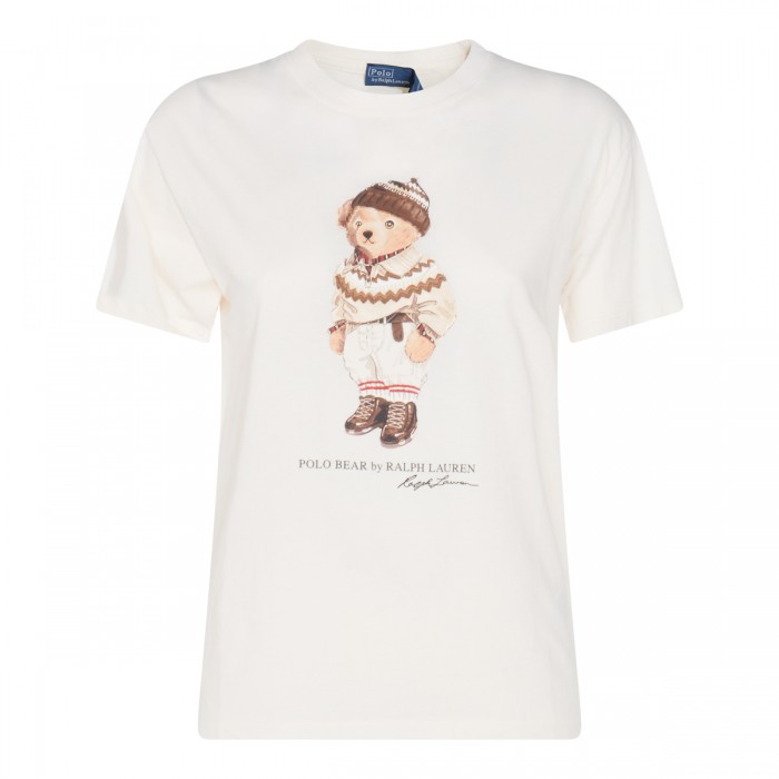 WHITE COTTON T-SHIRT