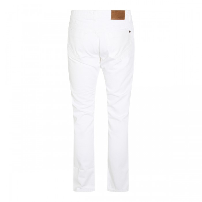 WHITE COTTON JEANS 2