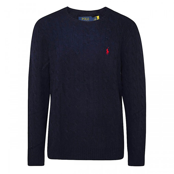 DARK BLUE WOOL KNITWEAR