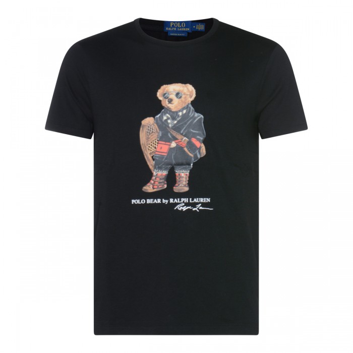 BLACK COTTON T-SHIRT