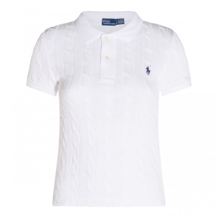 WHITE COTTON T-SHIRT