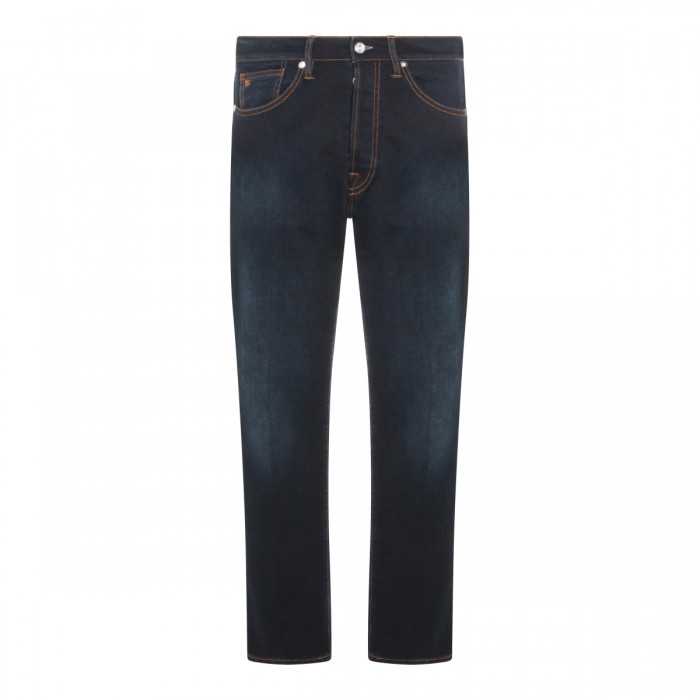 DARK BLUE COTTON JEANS