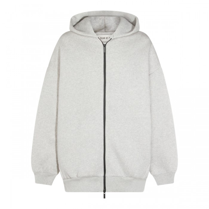 GREY COTTON SWEATSHIRT