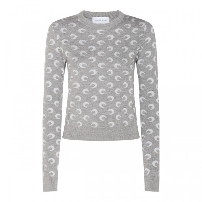 GREY WOOL KNITWEAR