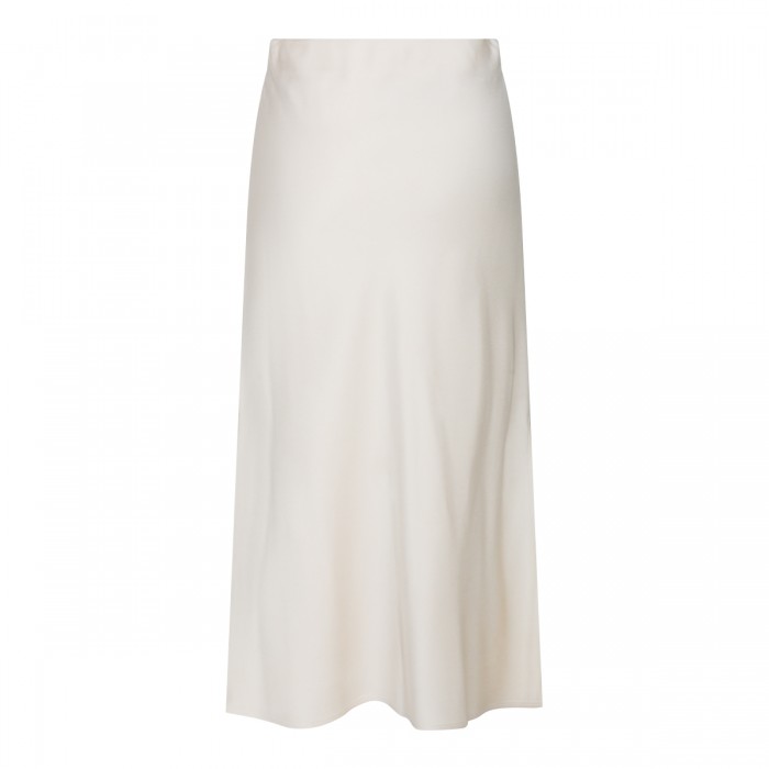 WHITE MIDI SKIRT 2