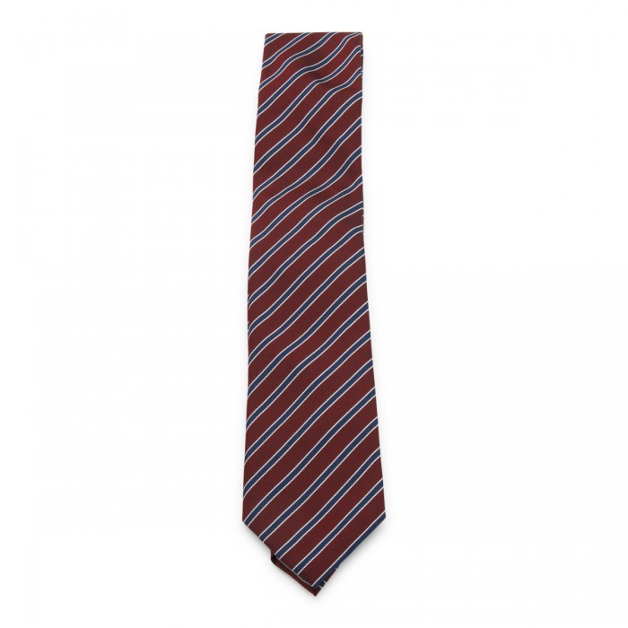 DARK RED SILK TIE