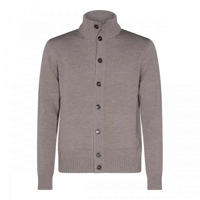 GREY WOOL KNITWEAR
