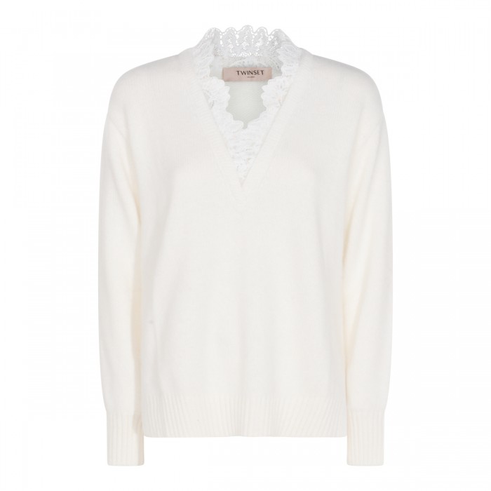 WHITE KNITWEAR