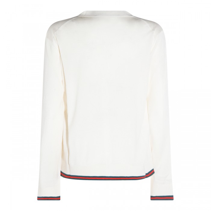 WHITE WOOL KNITWEAR 2