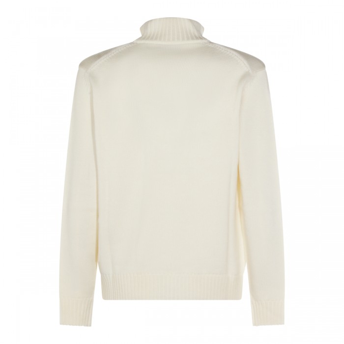 WHITE WOOL KNITWEAR 2