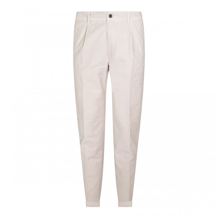 WHITE COTTON PANTS