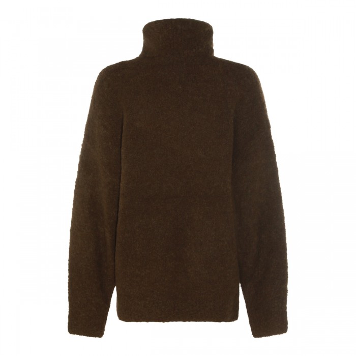 BROWN WOOL KNITWEAR 2