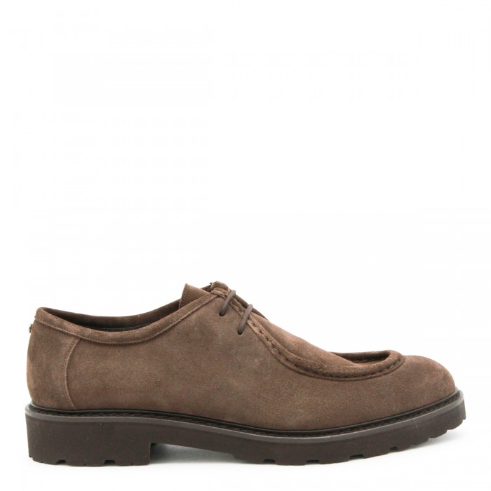 BROWN LEATHER LACE UP SHOES