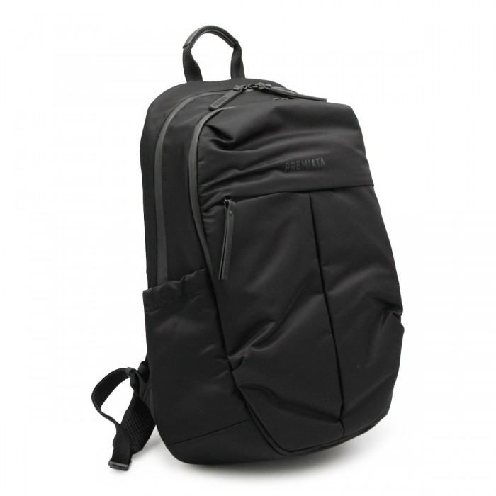 BLACK NYLON BACKPACK 2