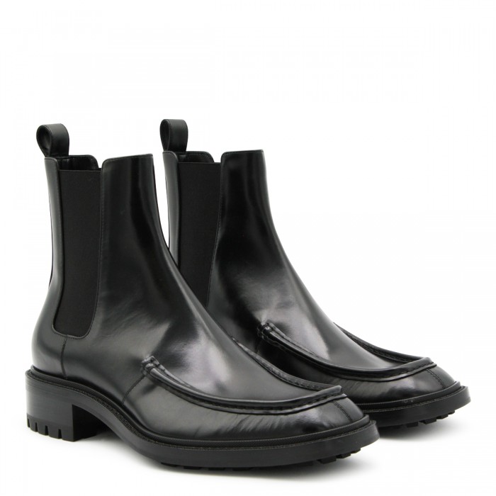 BLACK LEATHER BOOTS 2