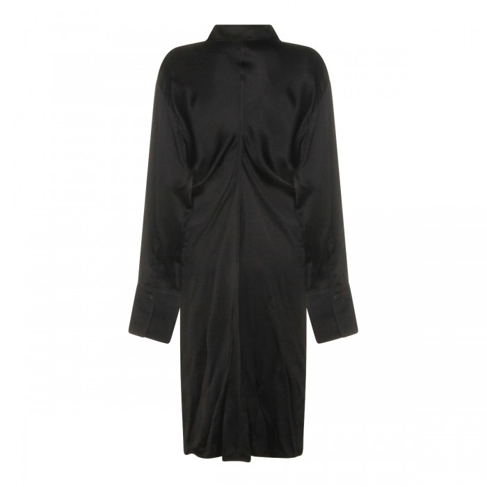 BLACK VISCOSE DRESS 2