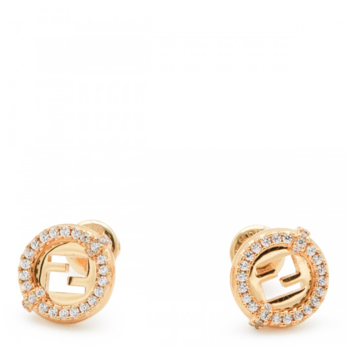 GOLD TONE METAL EARRINGS