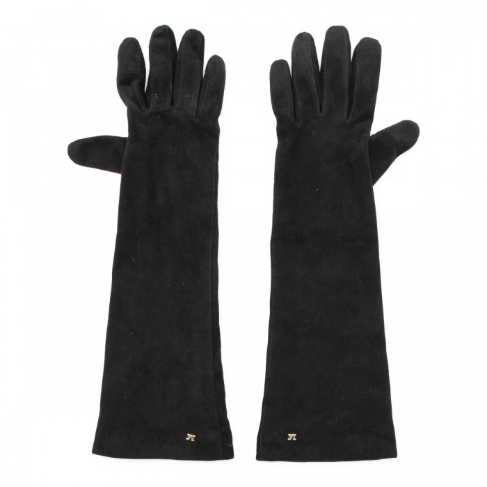 BLACK LEATHER GLOVES