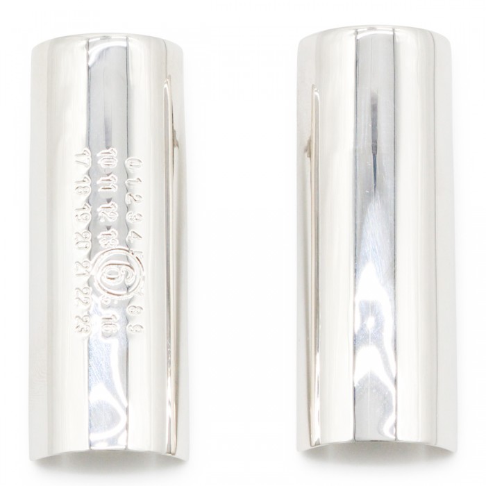 SILVER BRASS EARRINGS