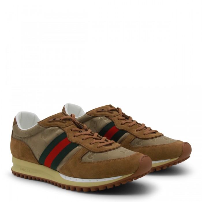 TOBACCO LEATHER SNEAKERS 2