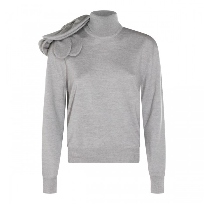 GREY WOOL KNITWEAR