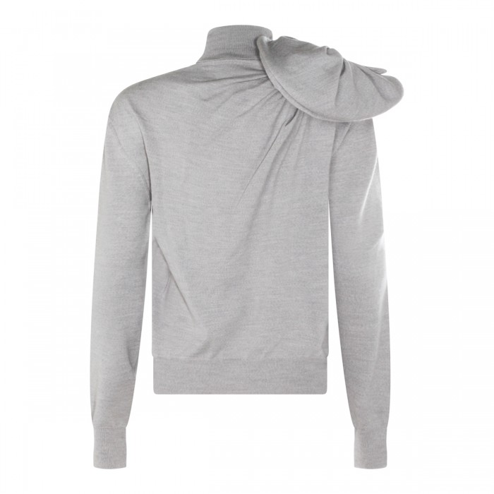 GREY WOOL KNITWEAR 2