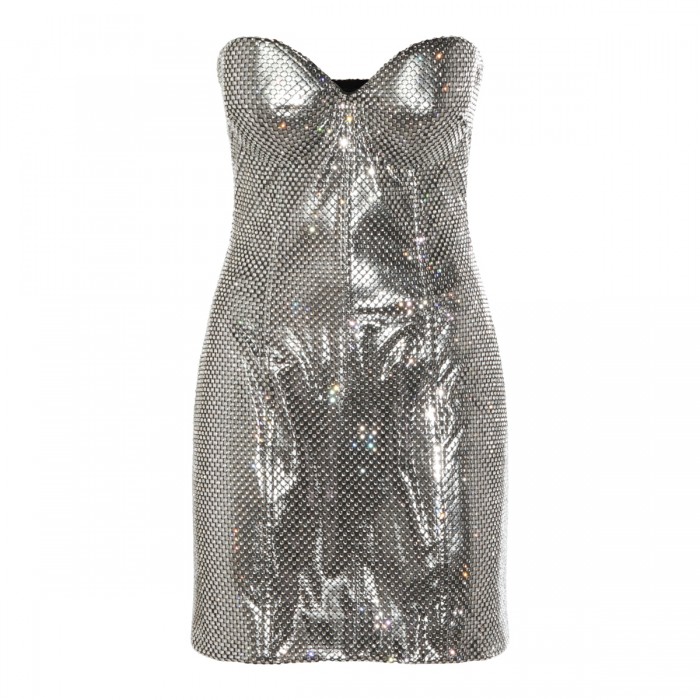 SILVER MINI DRESS