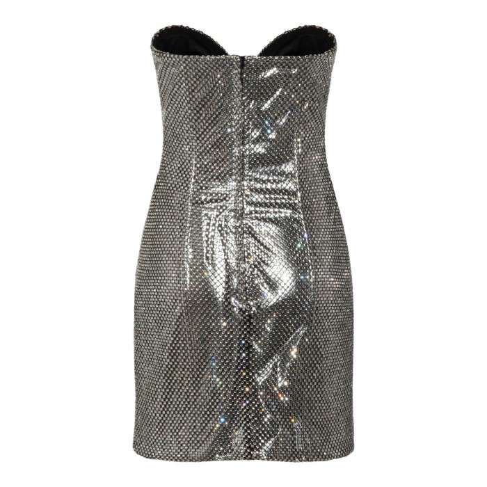 SILVER MINI DRESS 2