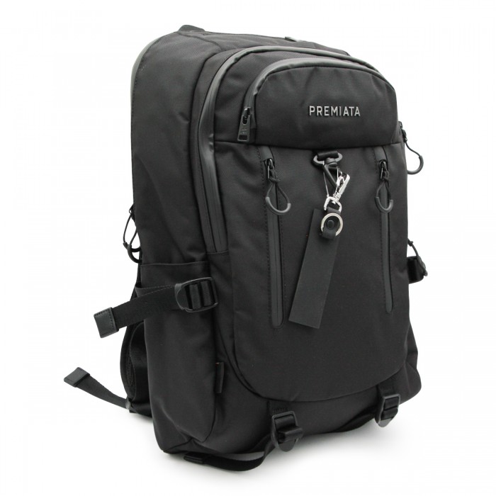 BLACK NYLON VENTURA BACKPACK 2