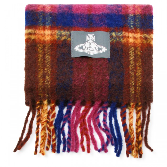 PURPLE AND MULTICOLOR SCARVES