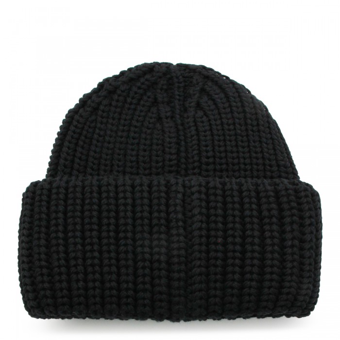 BLACK WOOL HAT 2