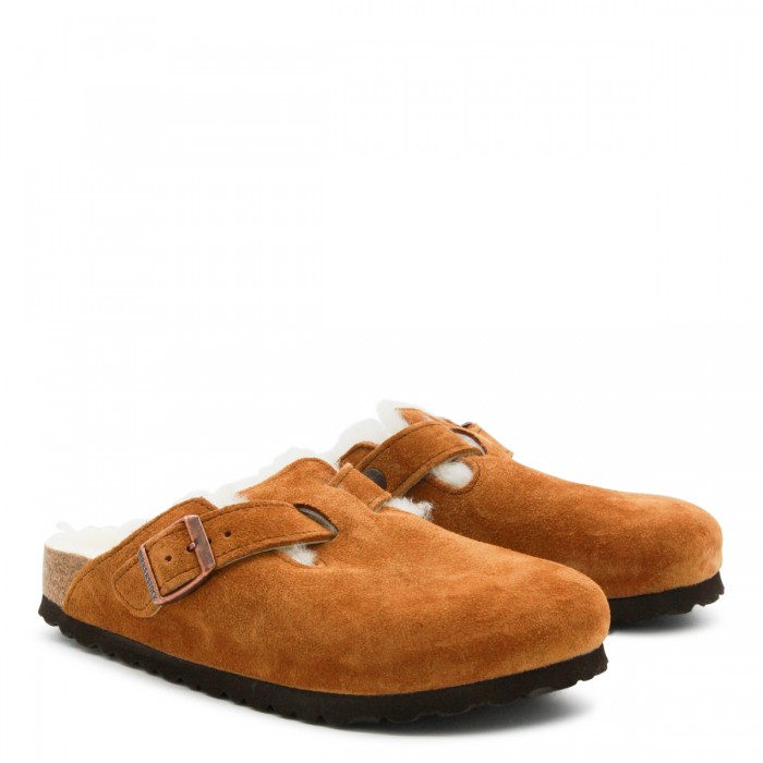 CAMEL BOSTON SHEARLING FLATS 2