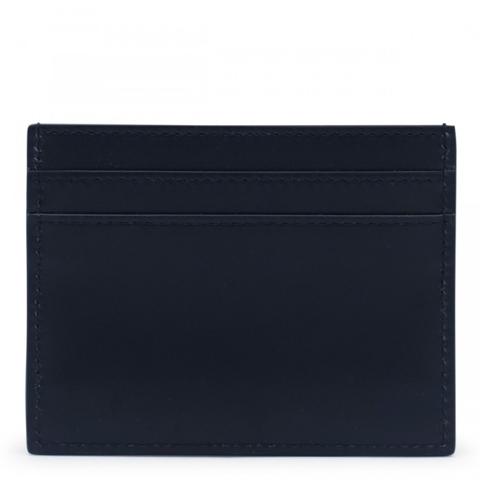 BLACK LEATHER CARD HOLDER 2