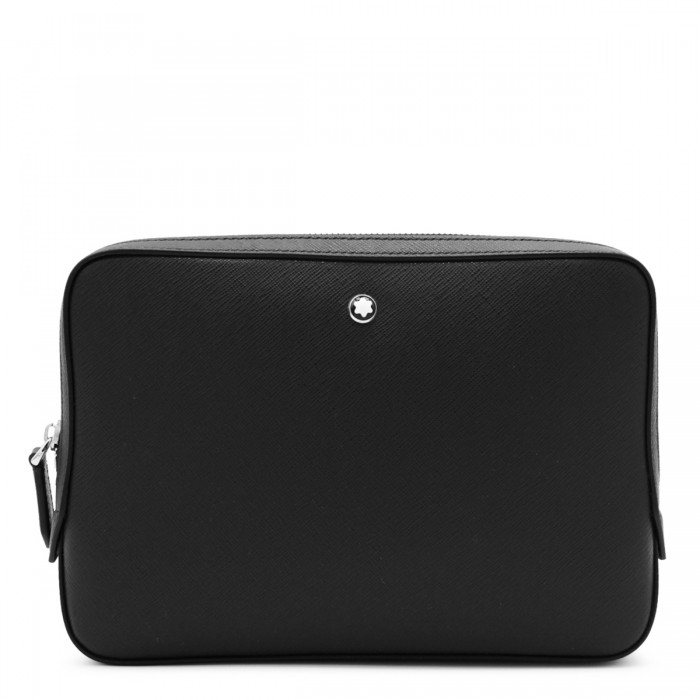BLACK LEATHER POUCH