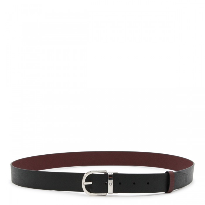 BLACK LEATHER BELT