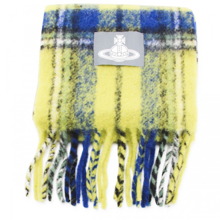 YELLOW AND MULTICOLOR WOOL...