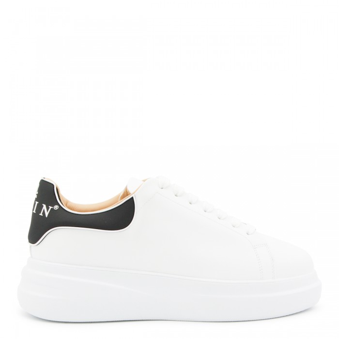 WHITE LEATHER MEGASTAR