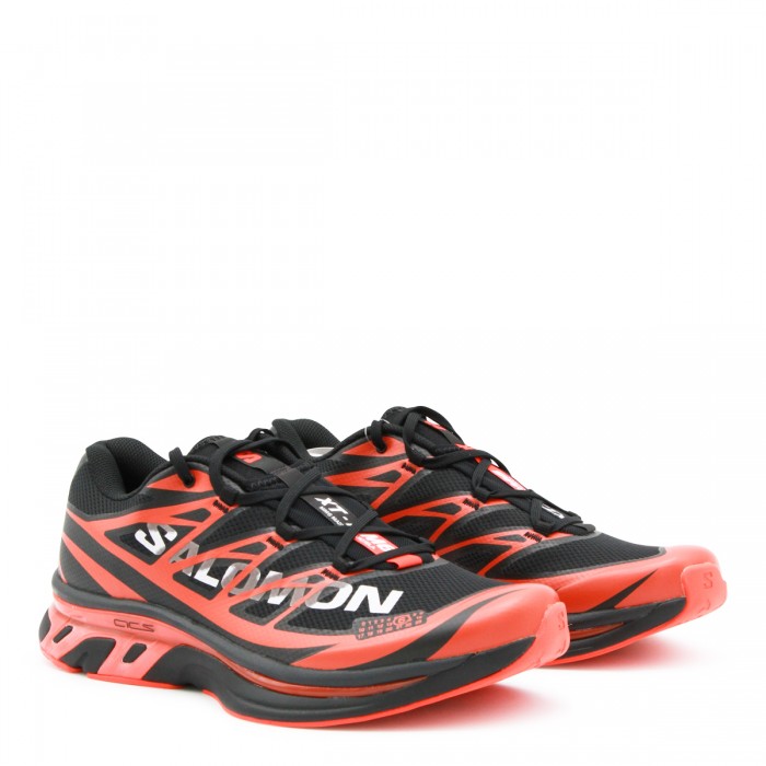 BLACK AND RED XT MM6 SNEAKERS 2