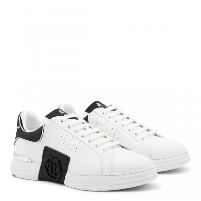 WHITE AND BLACK LEATHER... 2