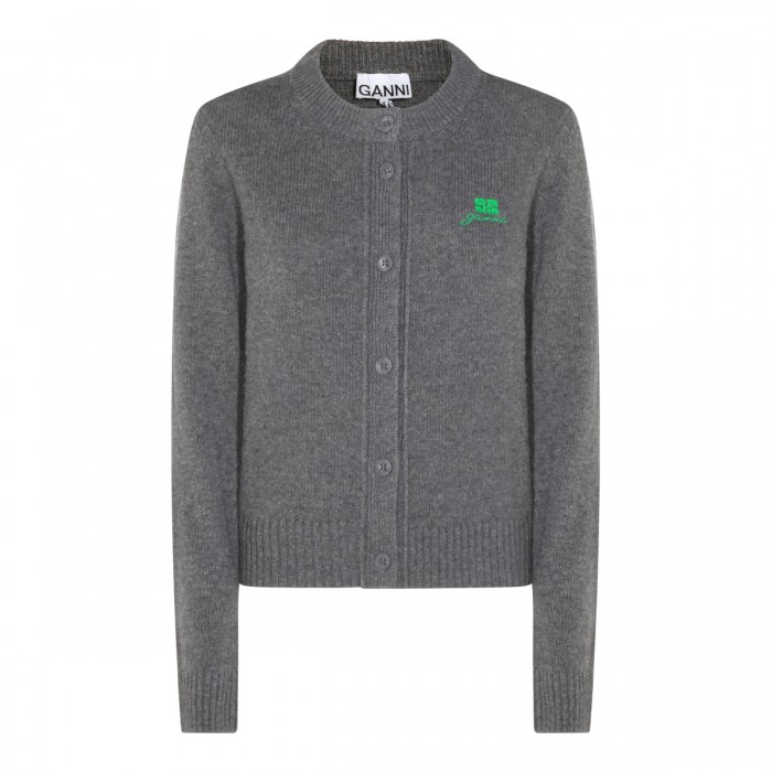 GREY WOOL KNITWEAR