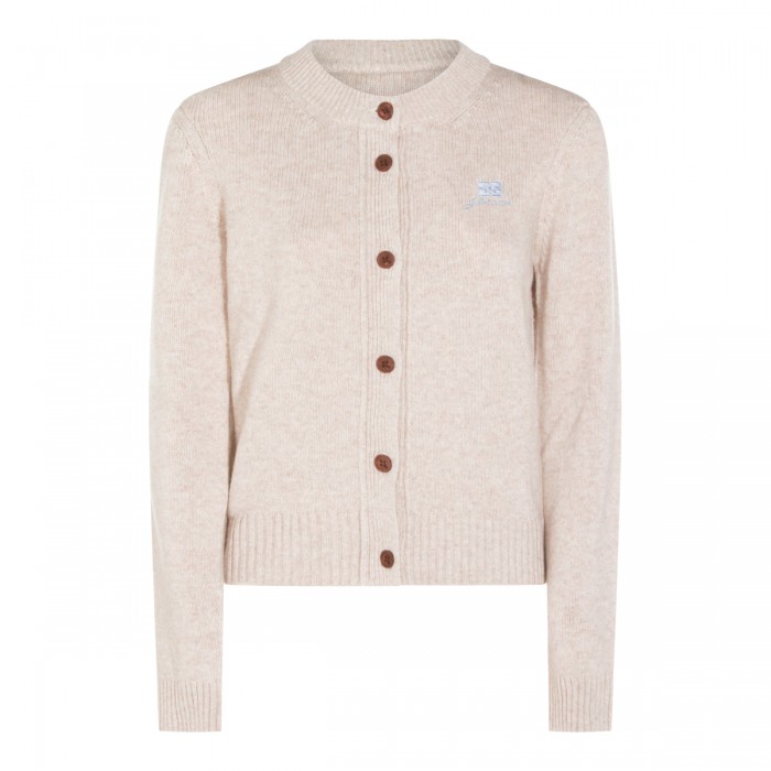 BEIGE WOOL KNITWEAR