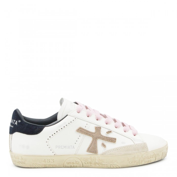 WHITE STEVEND SNEAKERS