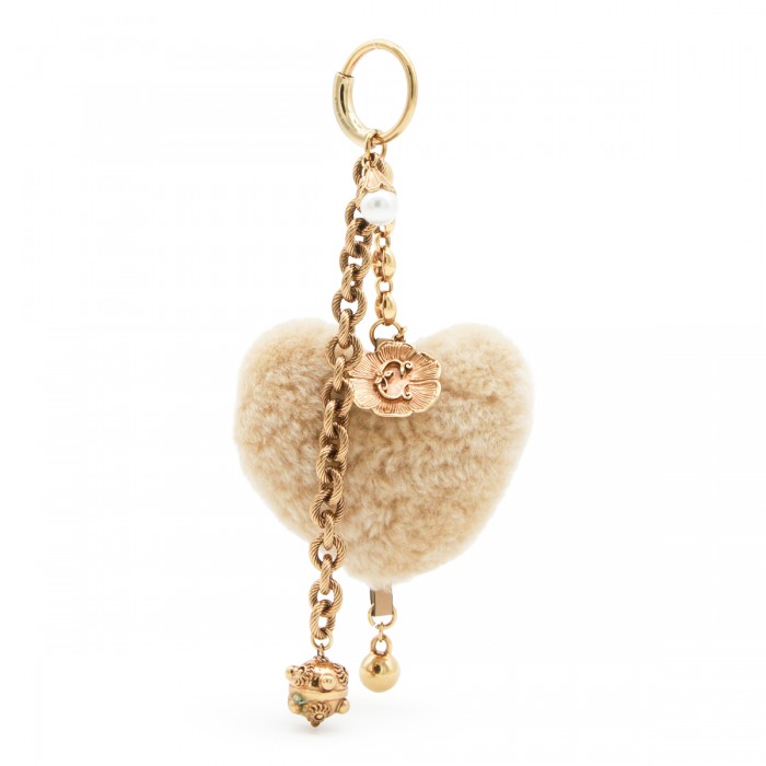 BEIGE KEY RING