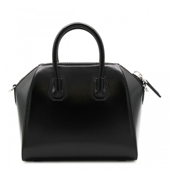 BLACK LEATHER ANTIGONA TOP... 2