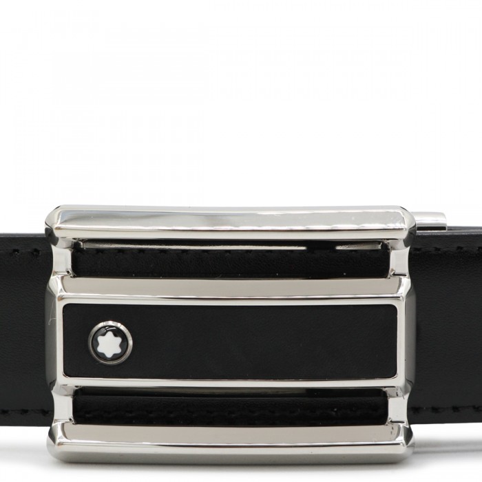 BLACK LEATHER BELT 2